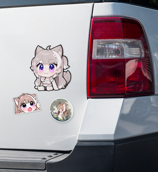Catfox Stickers - Car/Waterbottle/Laptop and more!