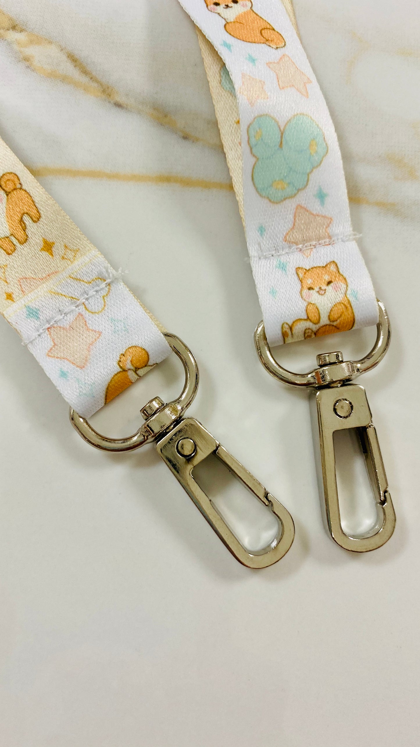 Shibas and Milk Lanyard 45cm