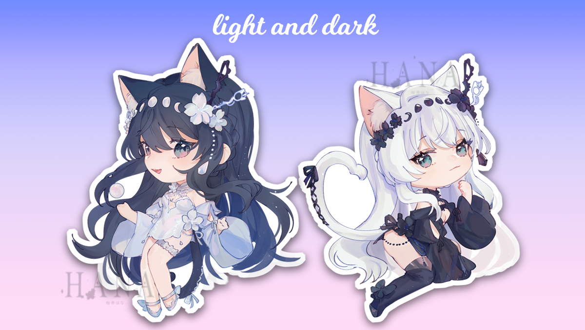 Hana Phase Vinyl Sticker Set  3 inch