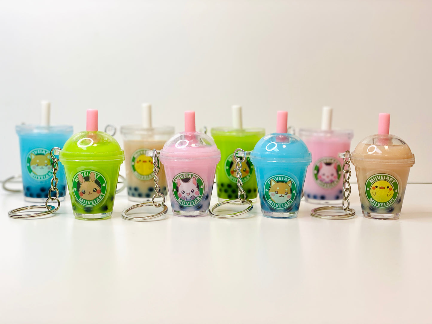 3D Mini Boba Bubble Tea Charms