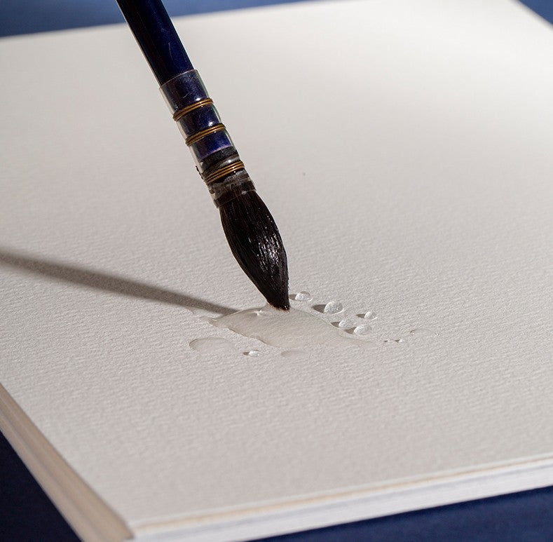 Milk and Shiba Puppies PU Faux leather Watercolor Sketchbook Blank 300gsm 40sheets/80pages Hard Cover