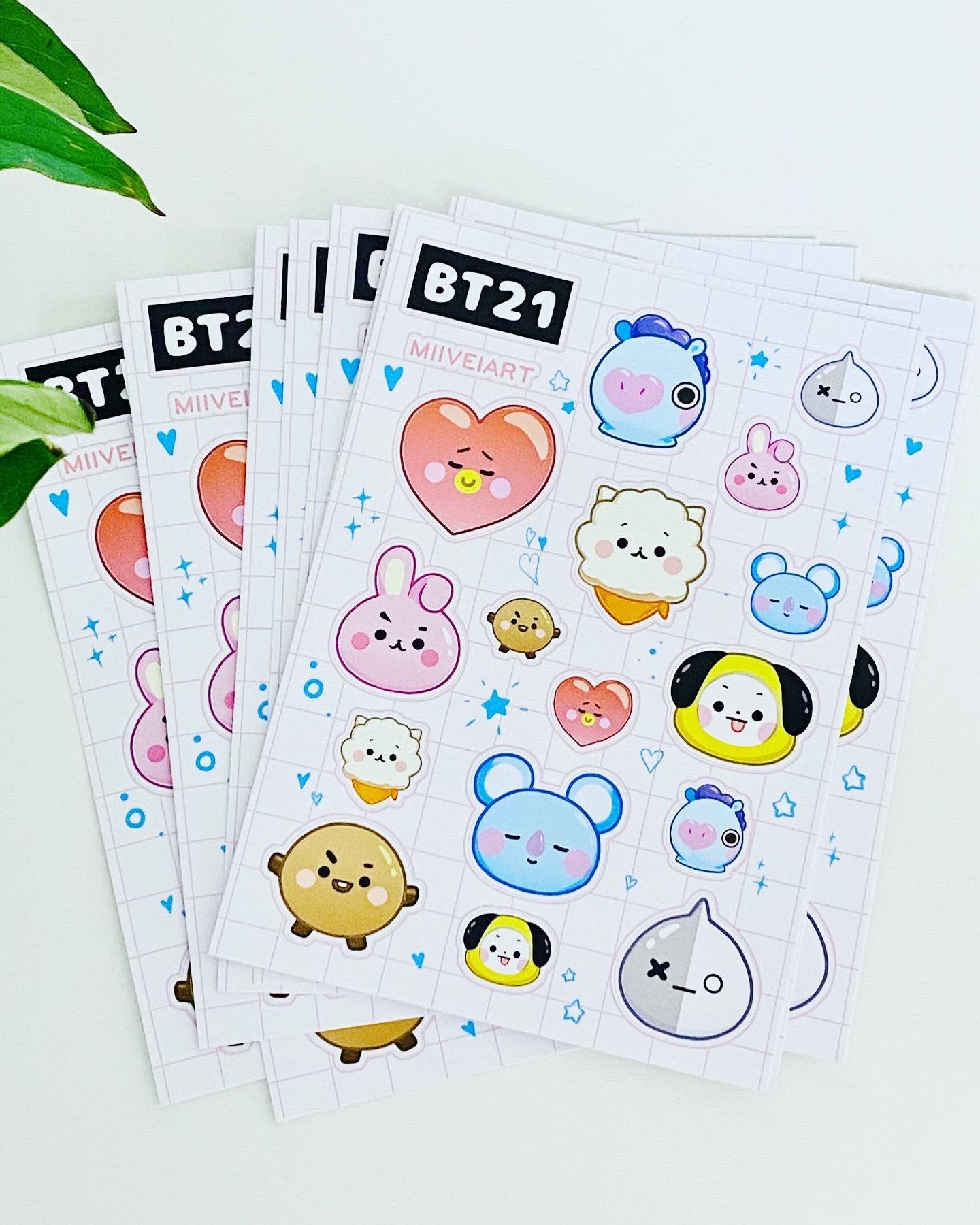 KPOP Matte Vinyl Stickersheet Waterproof