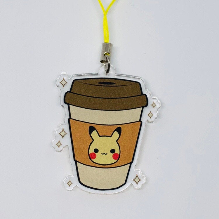 Detective Pikachu Double-Sided Clear Acrylic Charms