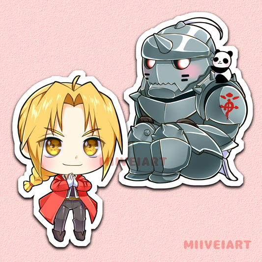 FMA Chibi Weatherproof Vinyl Stickers