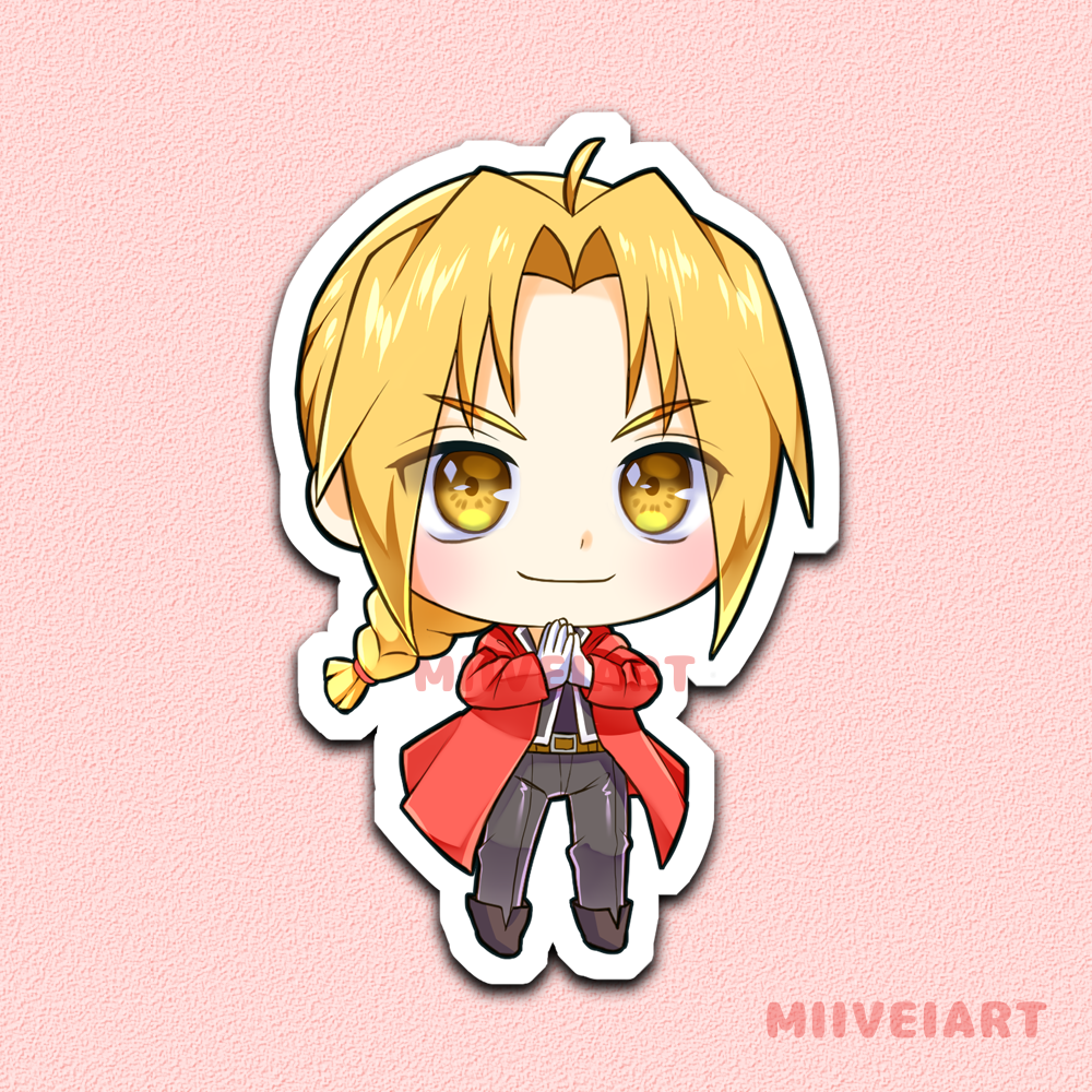 FMA Chibi Weatherproof Vinyl Stickers