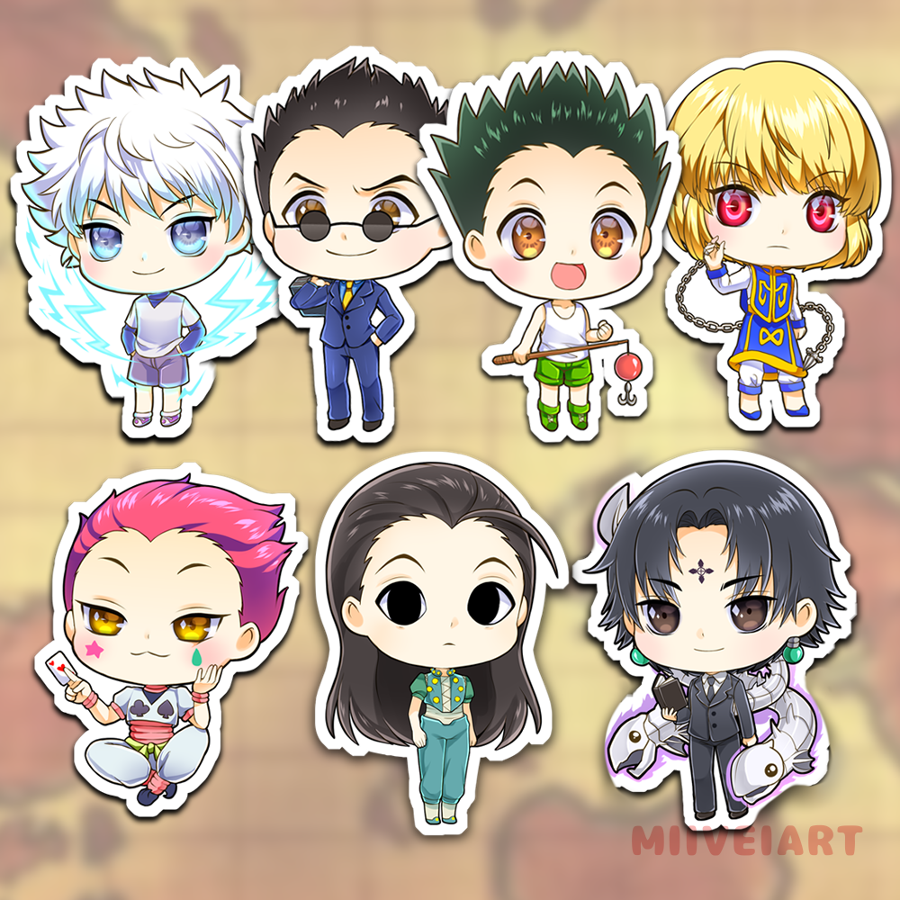 HH Chibi Weatherproof Vinyl Stickers