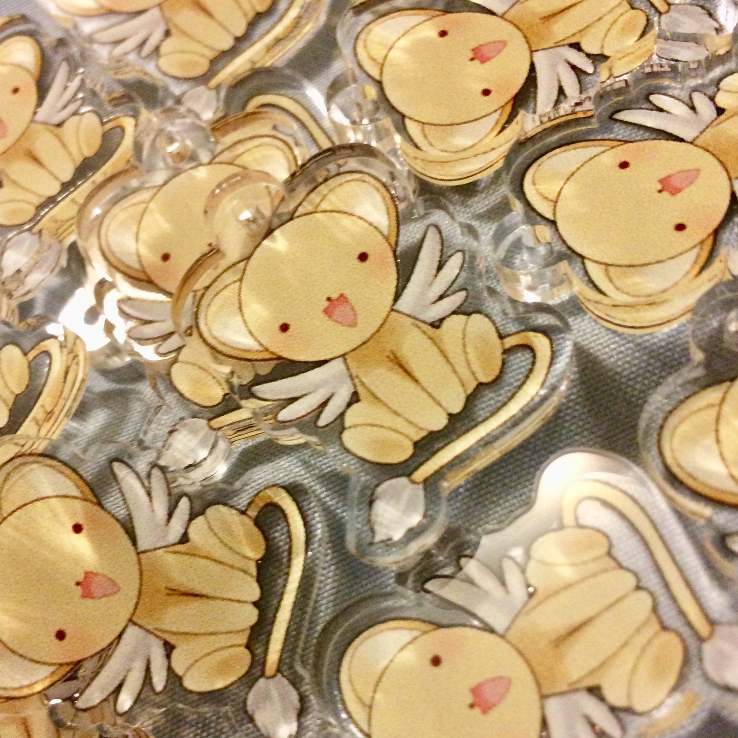 Kero Double-Sided Clear Acrylic and Epoxy Resin Charm