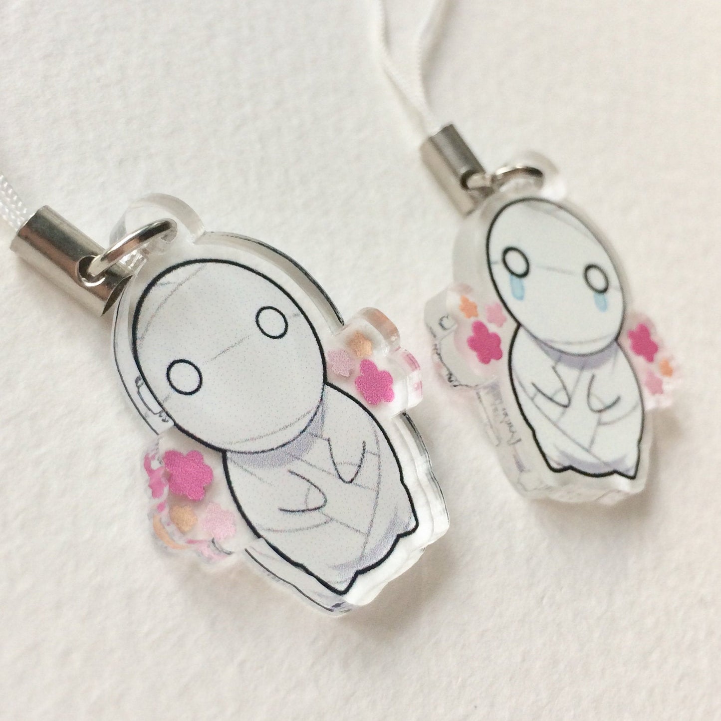 Mii-Kun Double-Sided Clear Acrylic Charm