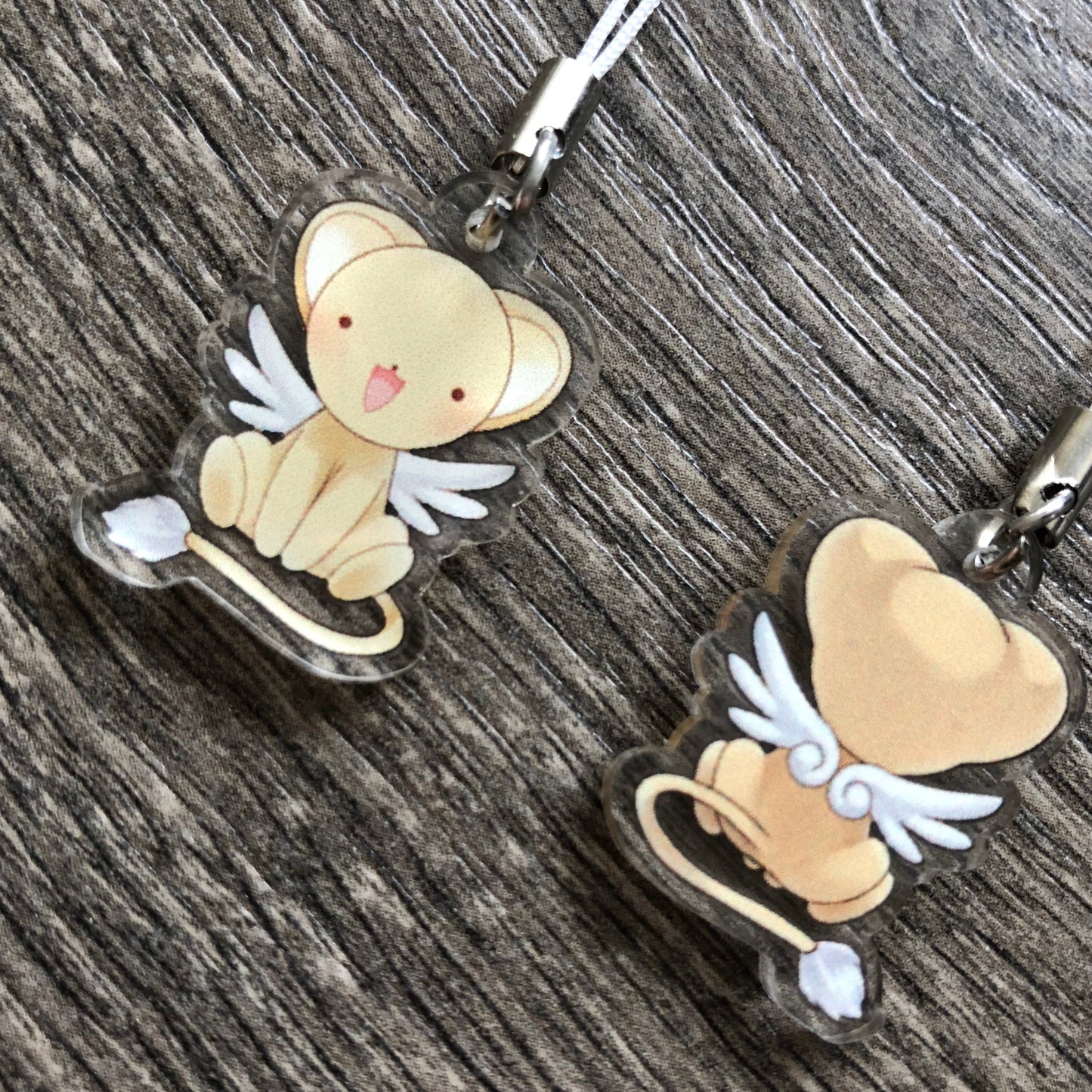 Kero Double-Sided Clear Acrylic and Epoxy Resin Charm