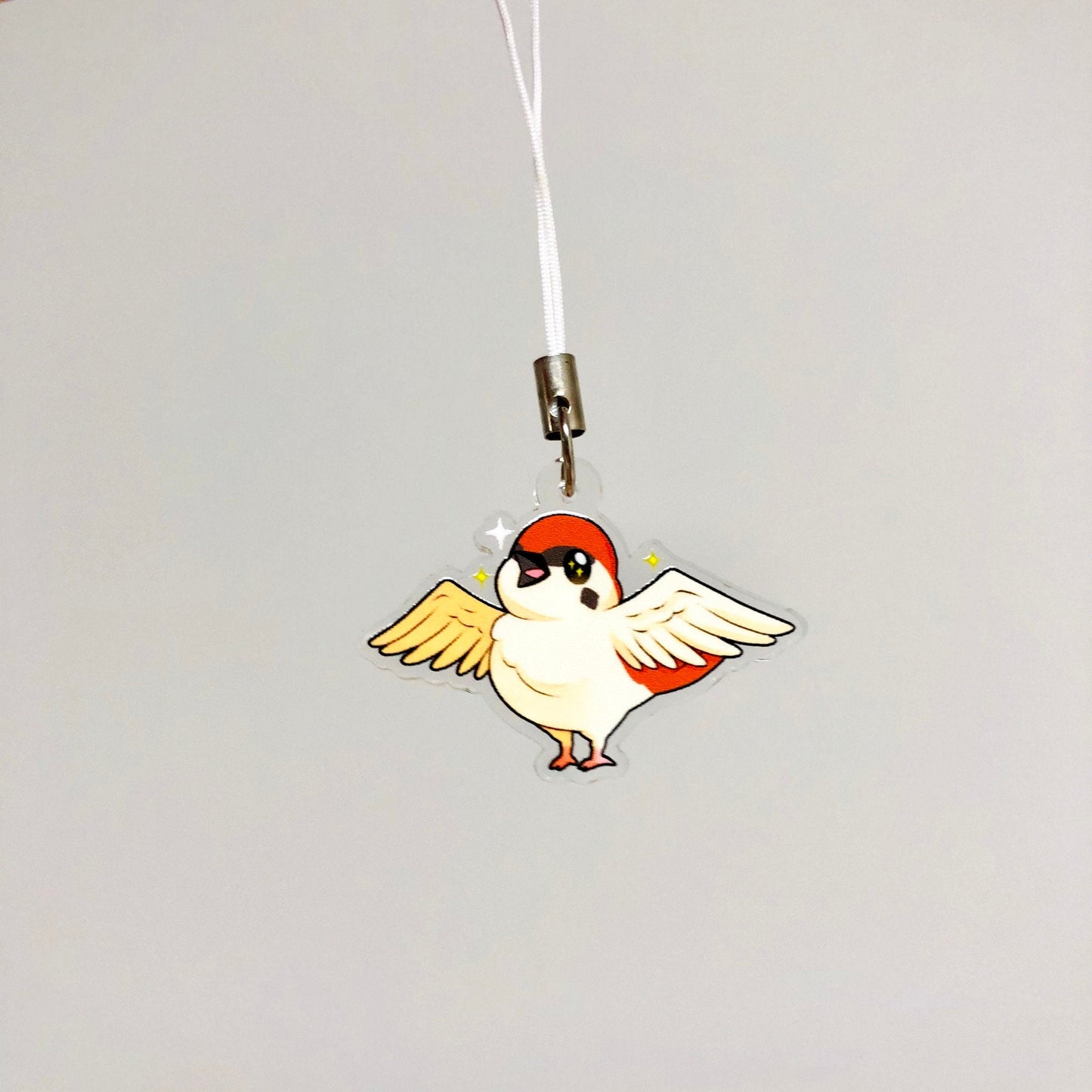 Chuntaro Cute Bird sparrow Double-sided acrylic charm