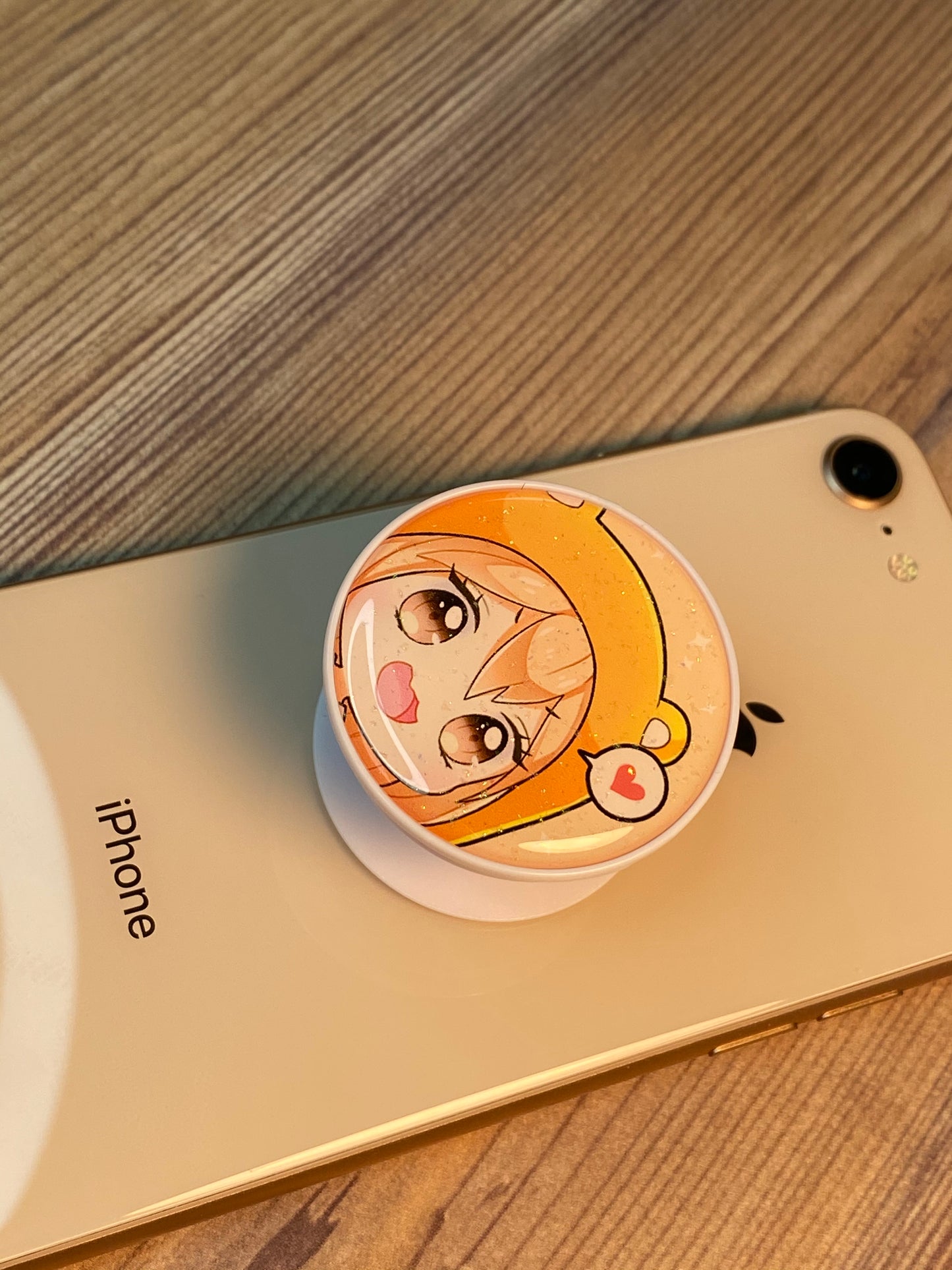 Umaru-Chan Phone Grips Glitter Epoxy Resin