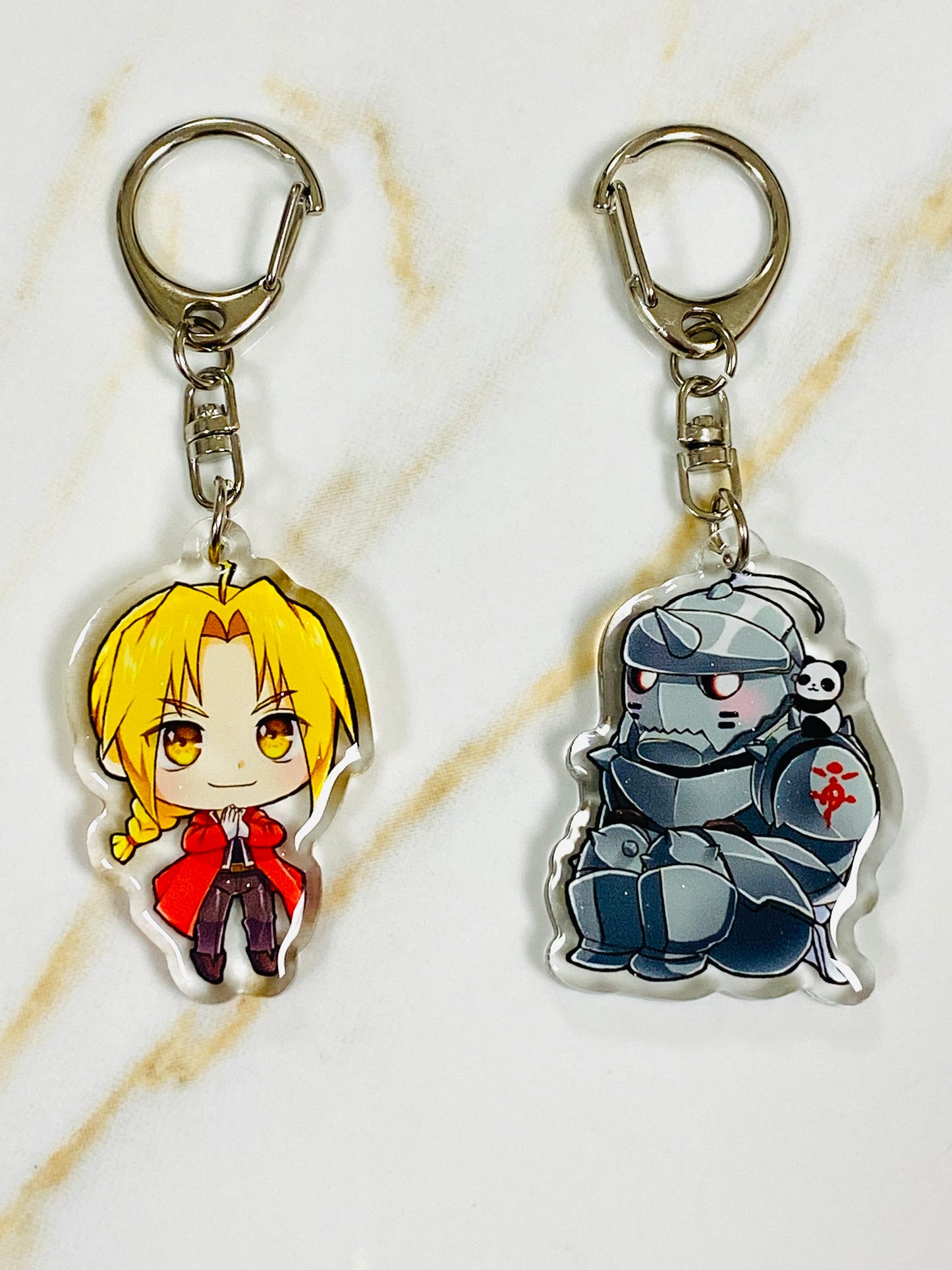 Glitter Epoxy Charms: FMA Chibi