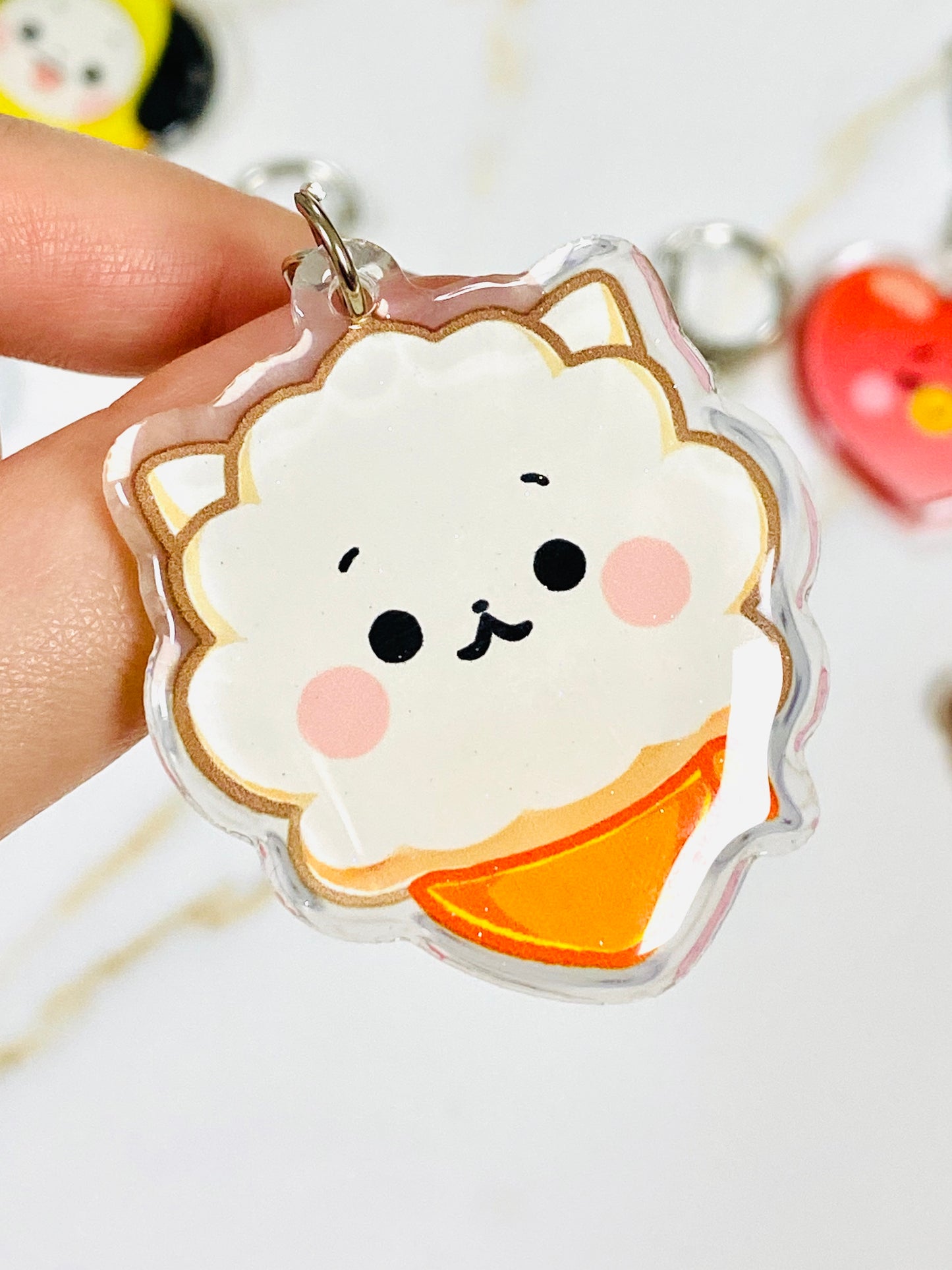 Glitter Epoxy Charms: KPOP