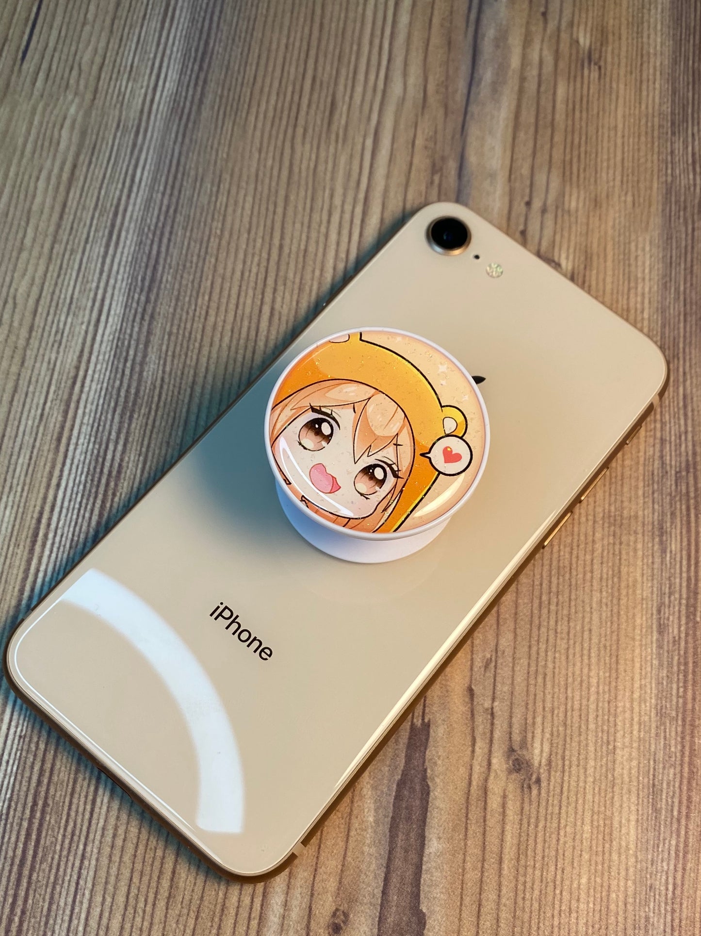 Umaru-Chan Phone Grips Glitter Epoxy Resin