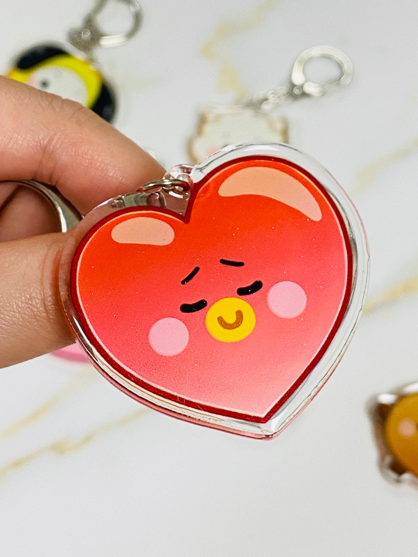 Glitter Epoxy Charms: KPOP