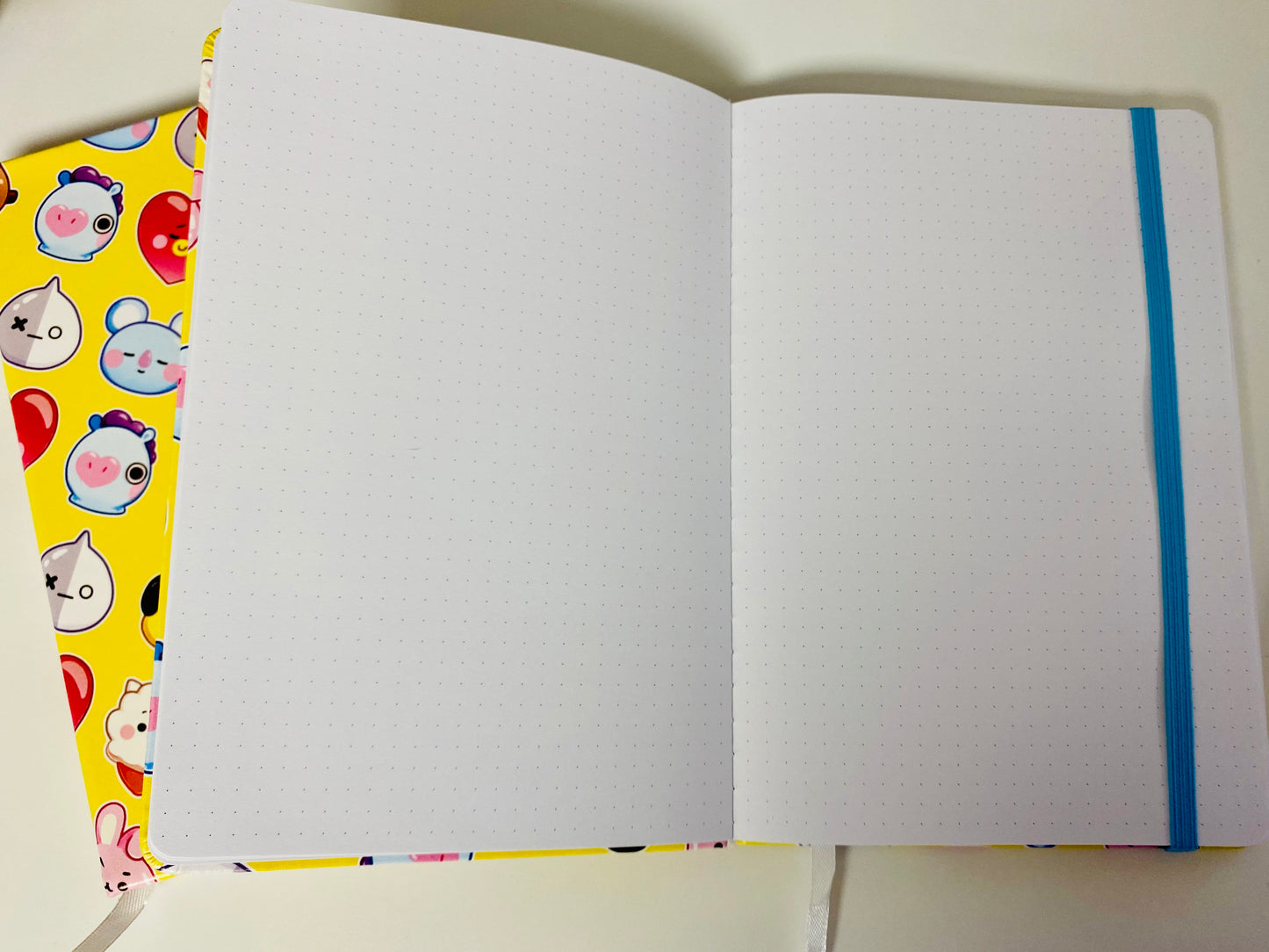KPOP Dotted Notebook PU Faux leather Sketchbook 150gsm 40sheets/80pages Hard Cover