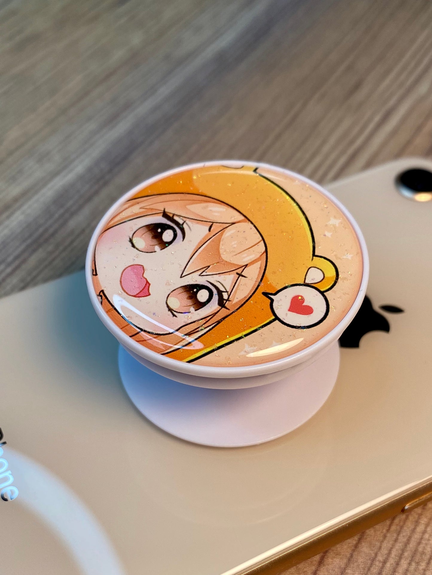 Umaru-Chan Phone Grips Glitter Epoxy Resin