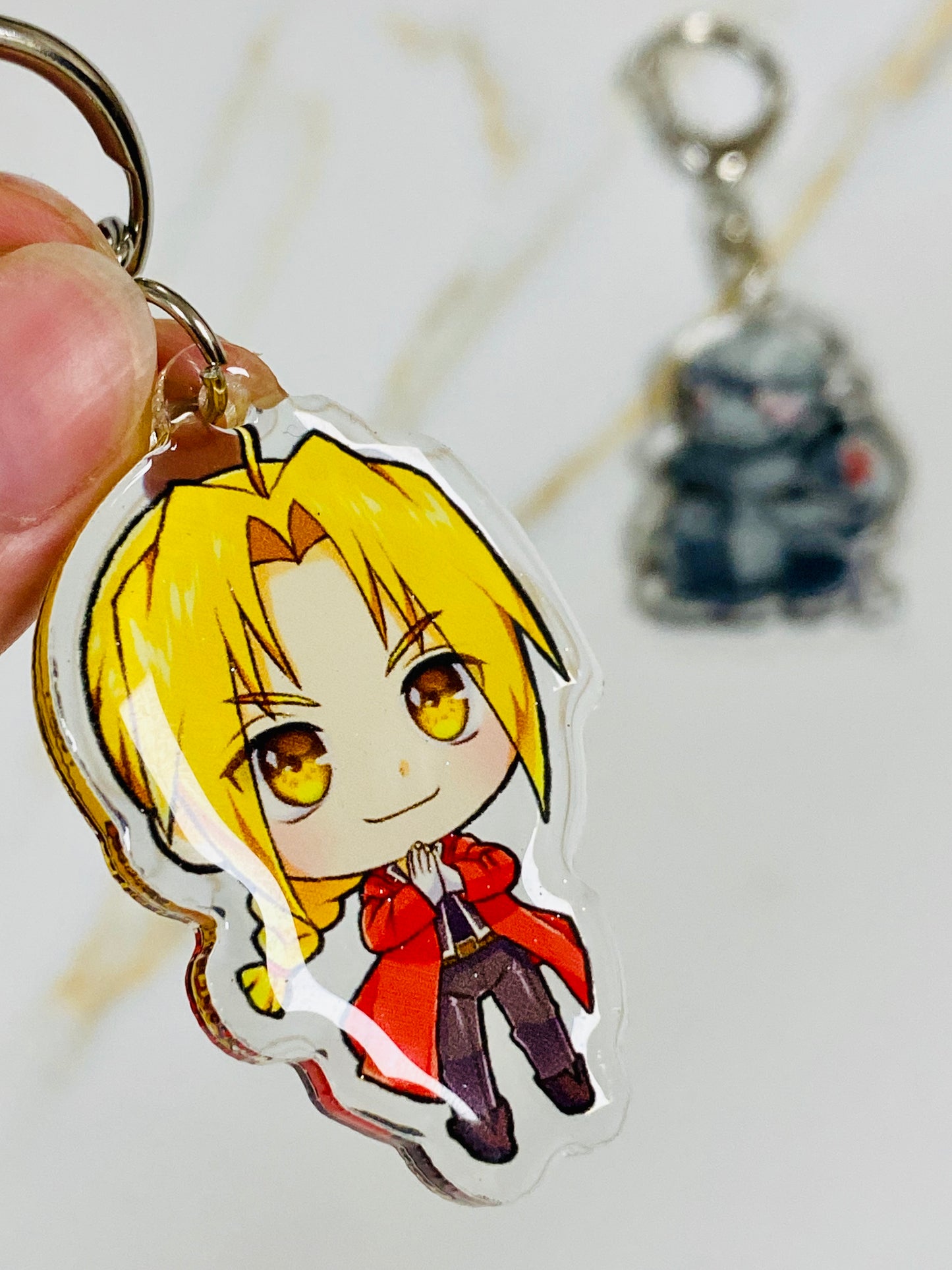 Glitter Epoxy Charms: FMA Chibi