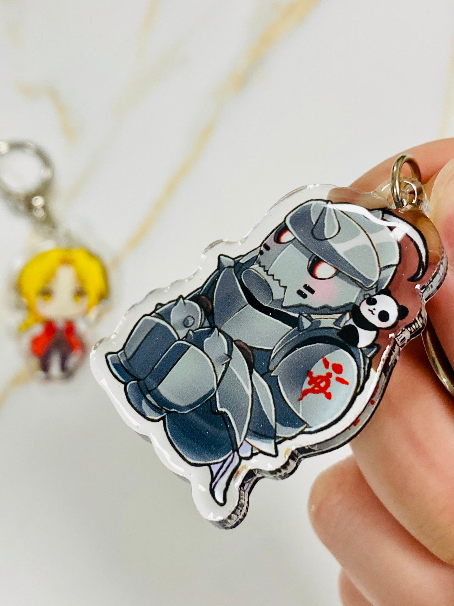 Glitter Epoxy Charms: FMA Chibi