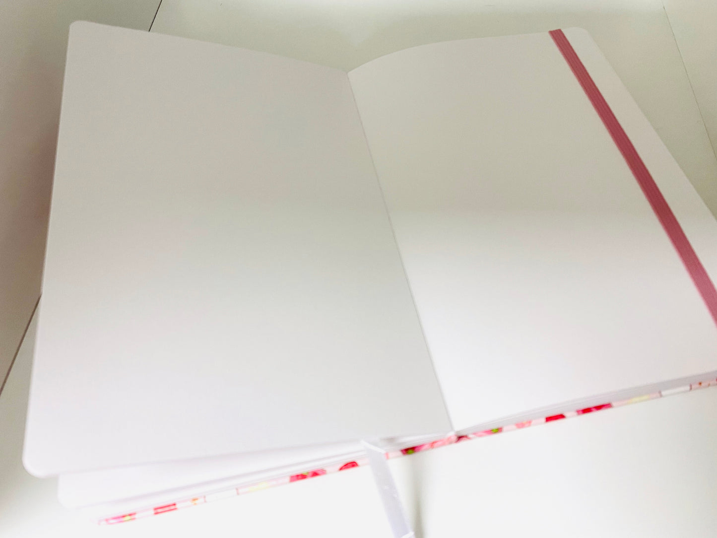 Strawberry Milk and Kitties PU Faux leather Watercolor Sketchbook Blank 300gsm 40sheets/80pages Hard Cover