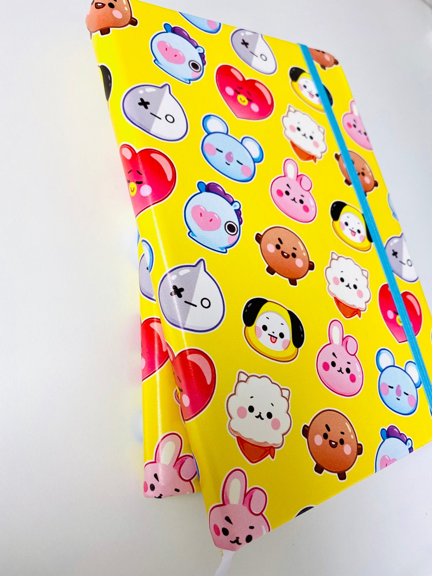 KPOP Dotted Notebook PU Faux leather Sketchbook 150gsm 40sheets/80pages Hard Cover