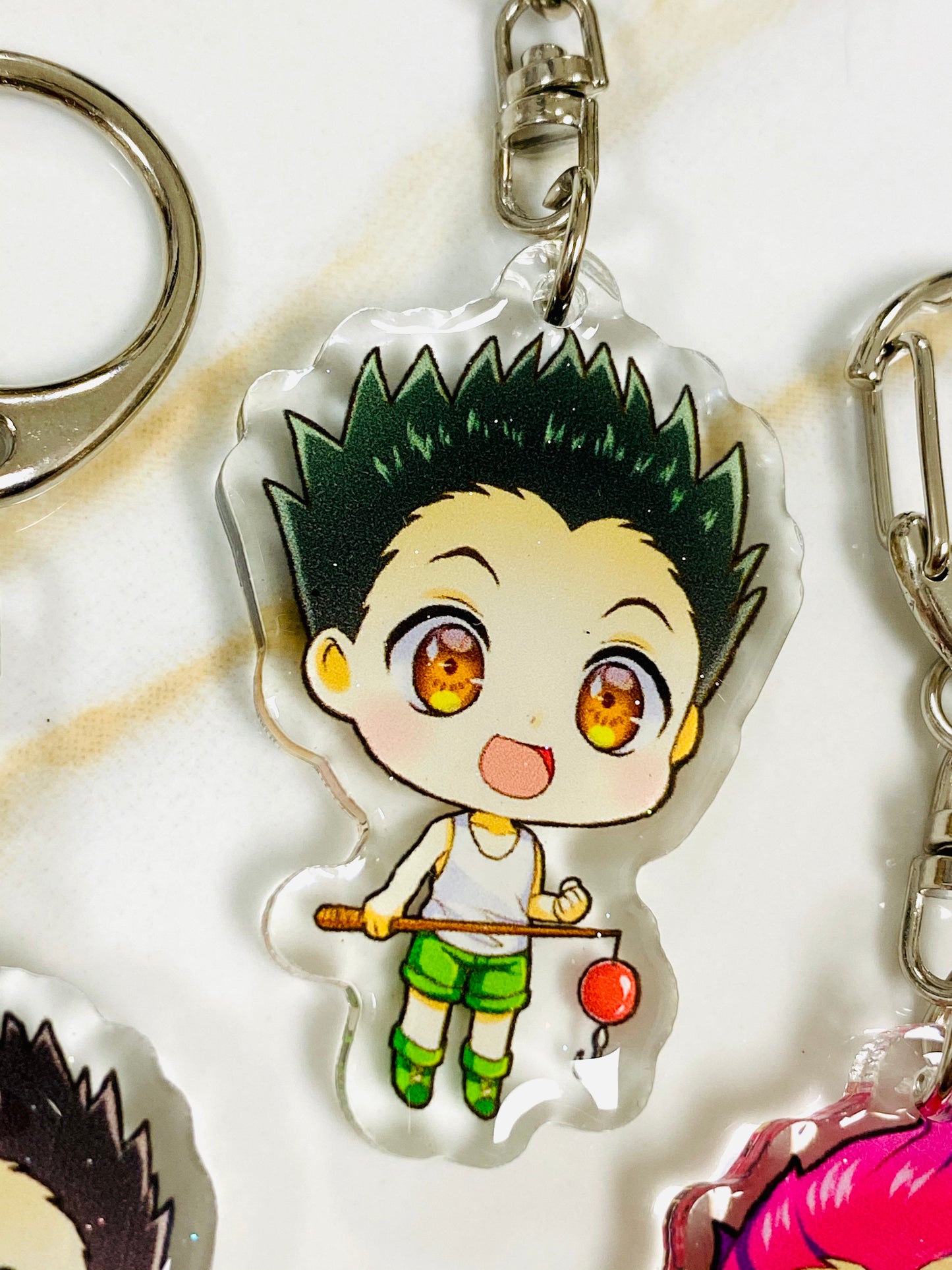 Glitter Epoxy Charms: HH Chibi