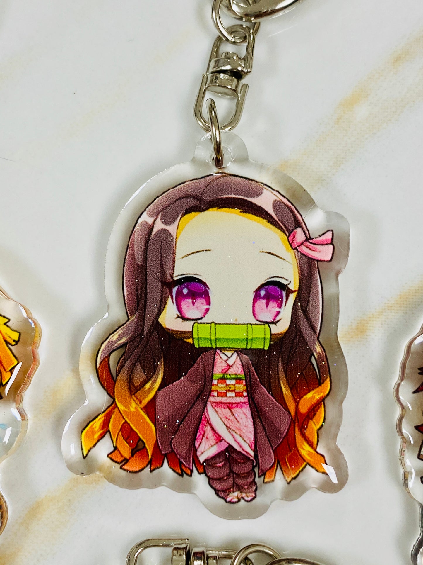 Glitter Epoxy Charms: KNY DS