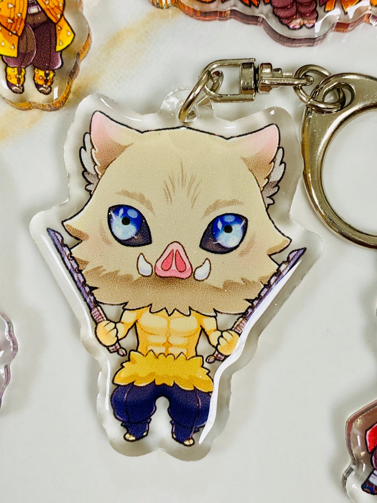 Glitter Epoxy Charms: KNY DS