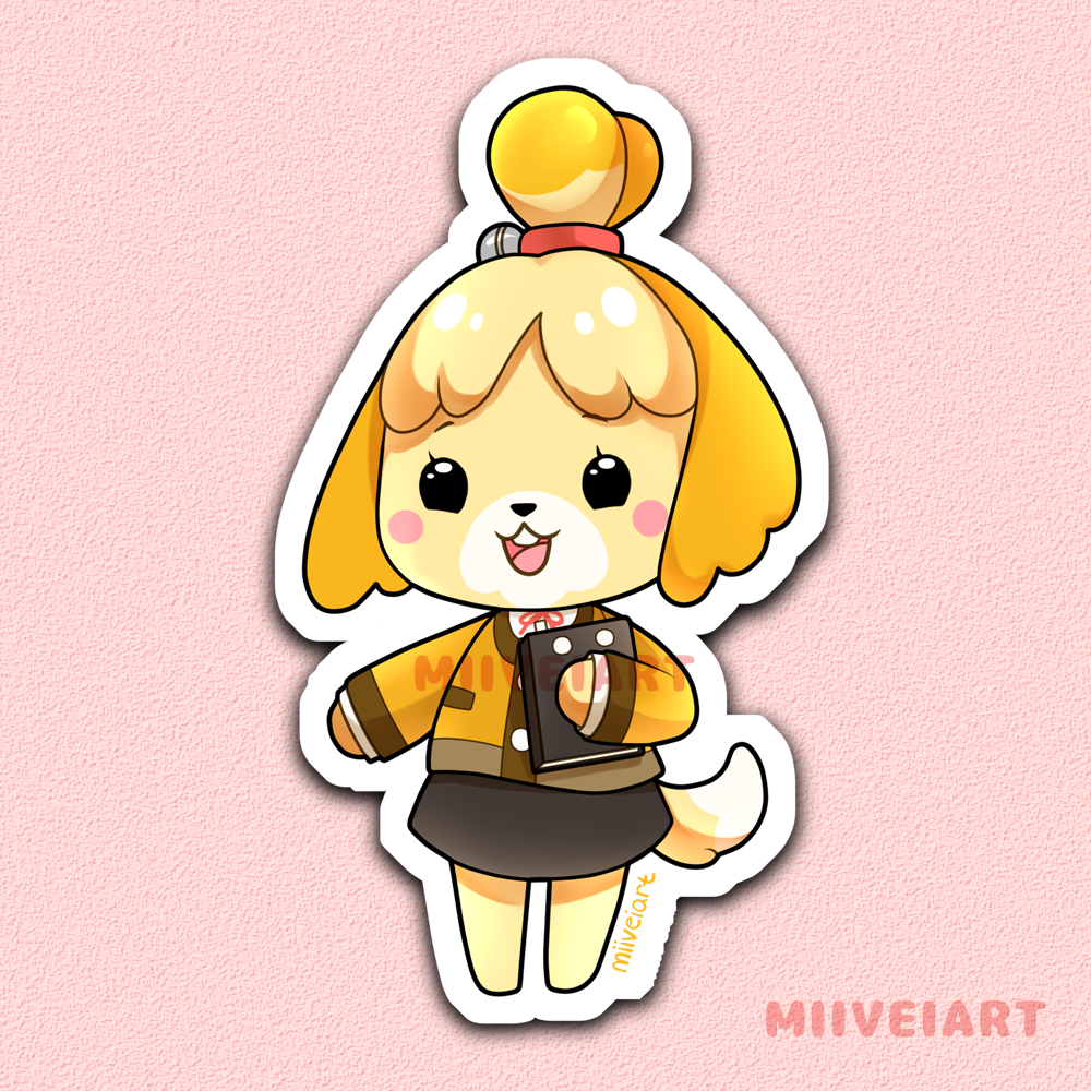 Isabelle Animal Vinyl Sticker
