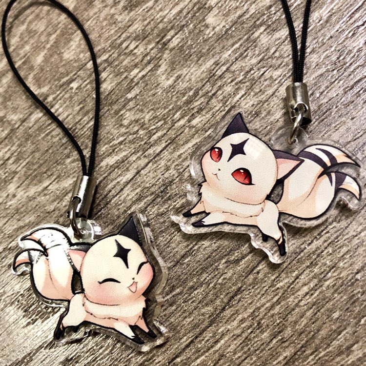 Kirara Kilala Double-Sided Clear Acrylic Charm