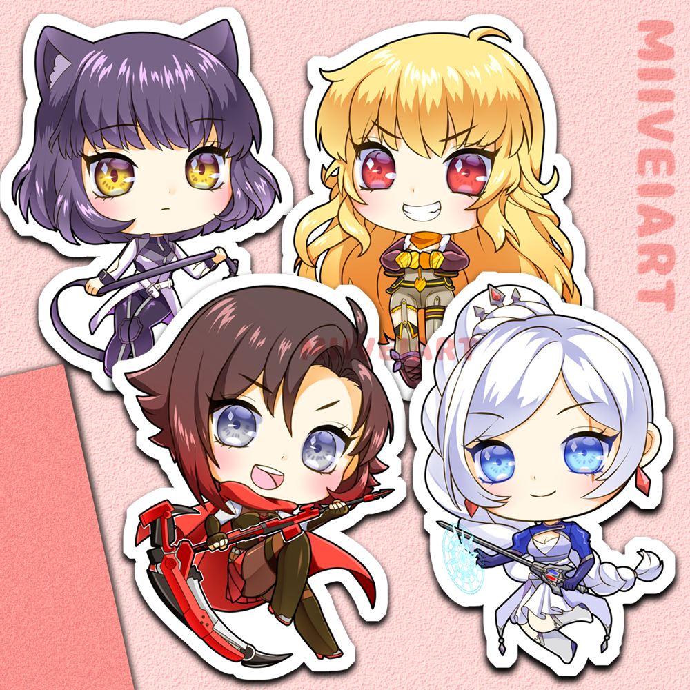 Rewbey Volume 7 Chibi Weatherproof Vinyl Stickers