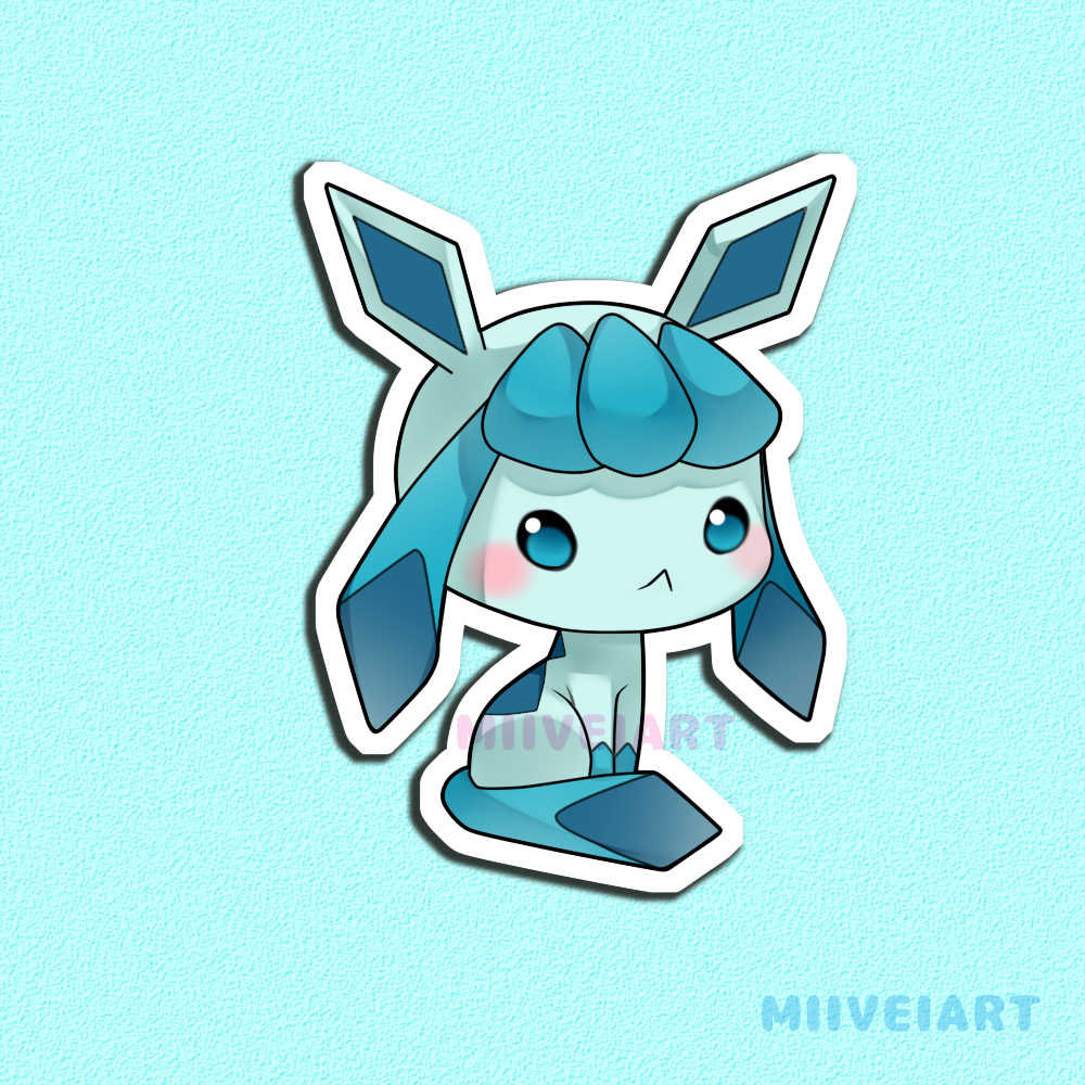 Eeveelutions Vinyl Stickers 3x3"