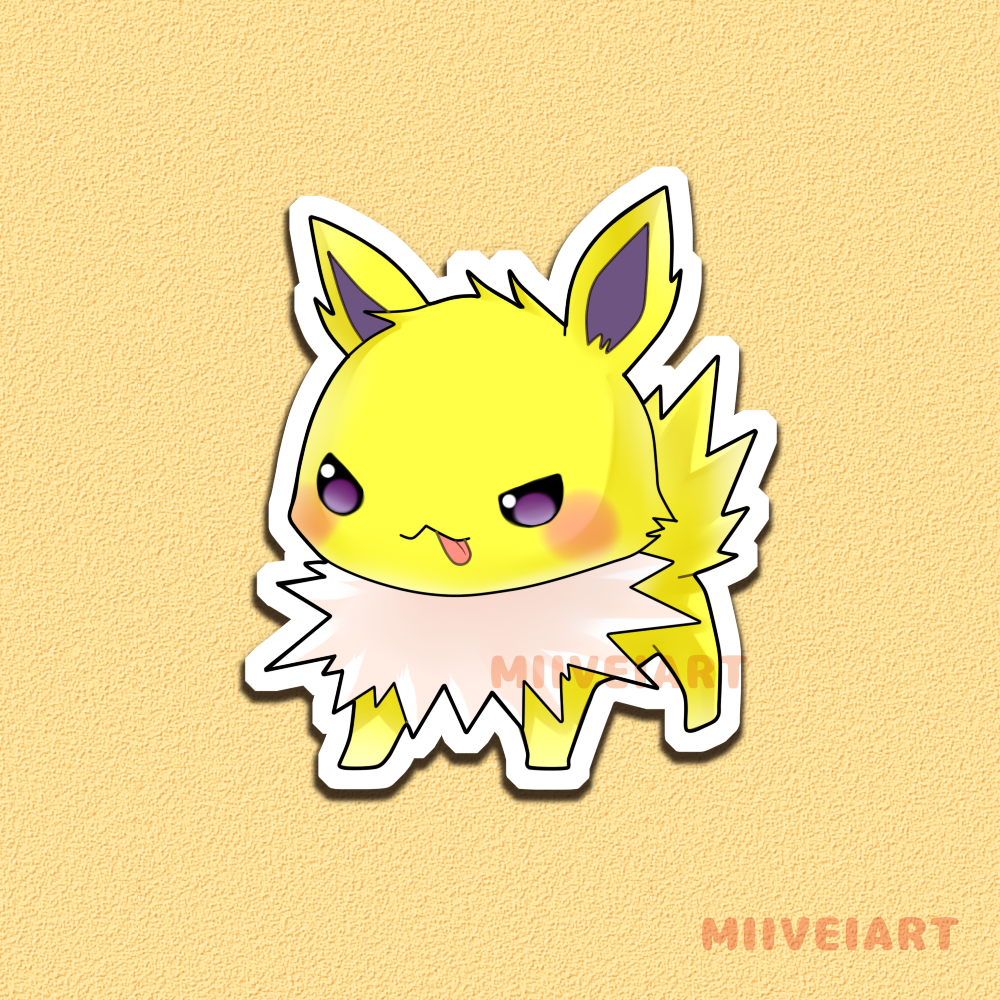 Eeveelutions Vinyl Stickers 3x3"