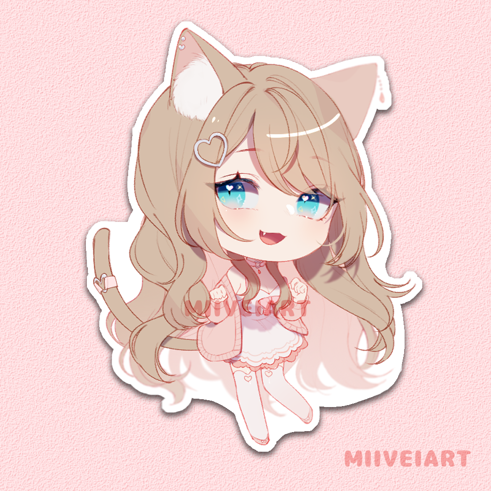 Hana1.0 Fleur 3 inch Vinyl Sticker