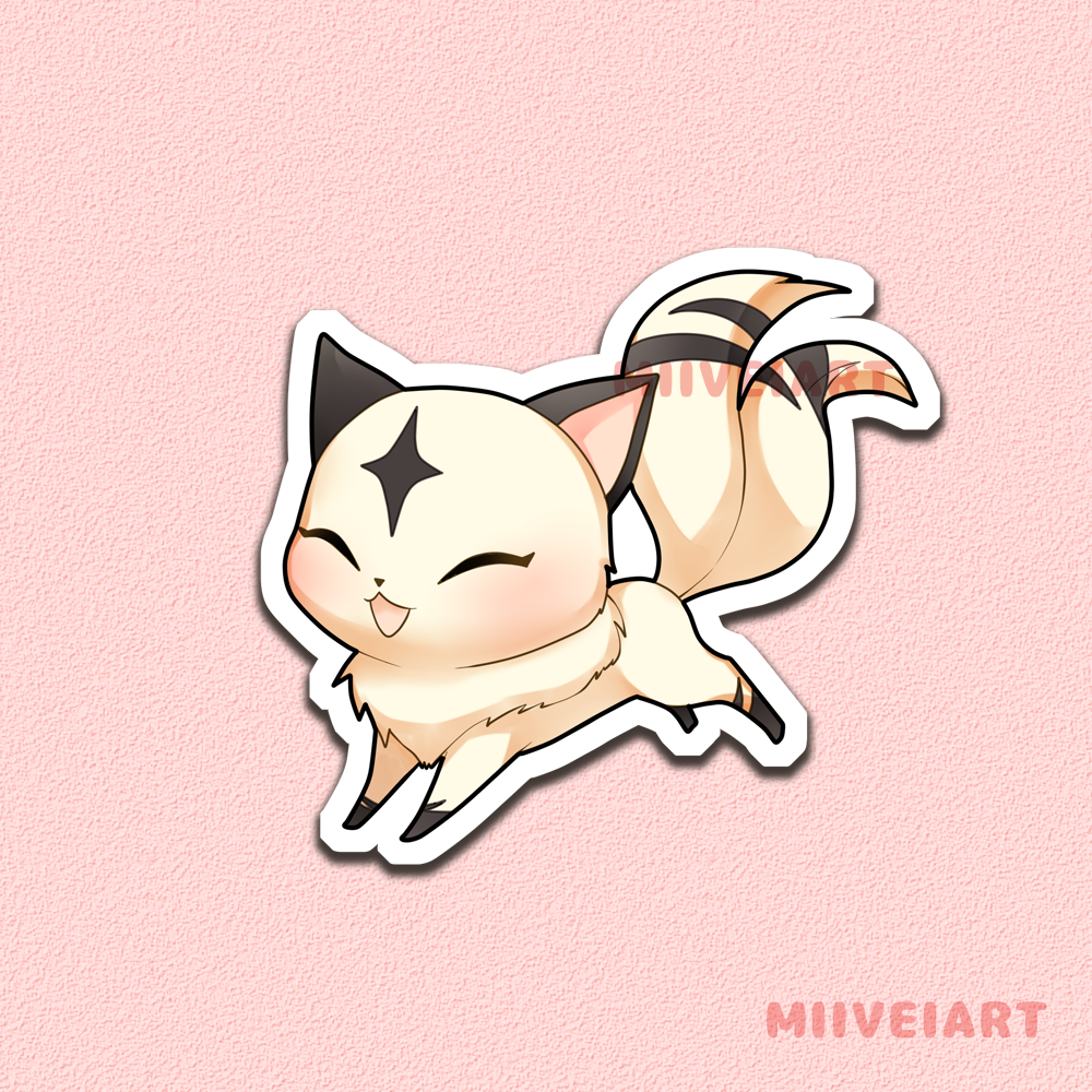 Kirara Vinyl Sticker 2.5"