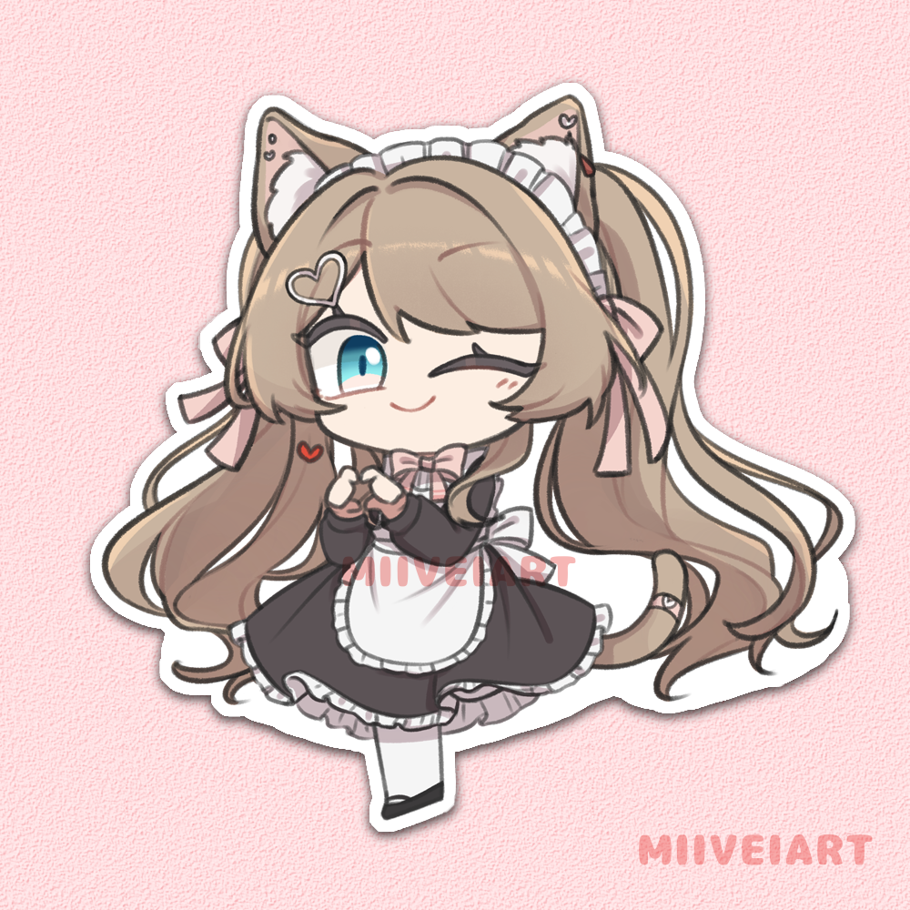 Hana1.0 Outfit of the Day Vinyl Stickers Set