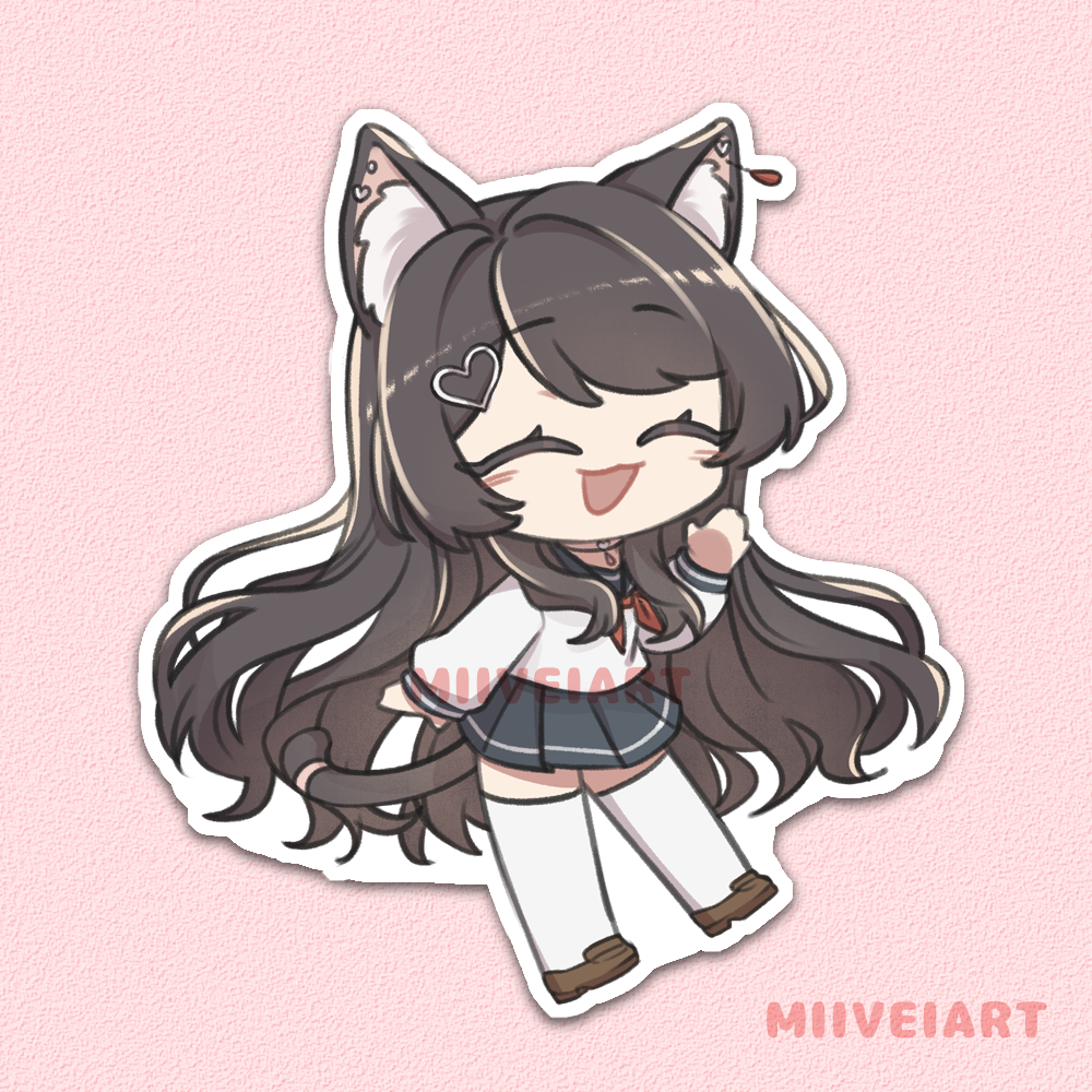 Hana1.0 Outfit of the Day Vinyl Stickers Set