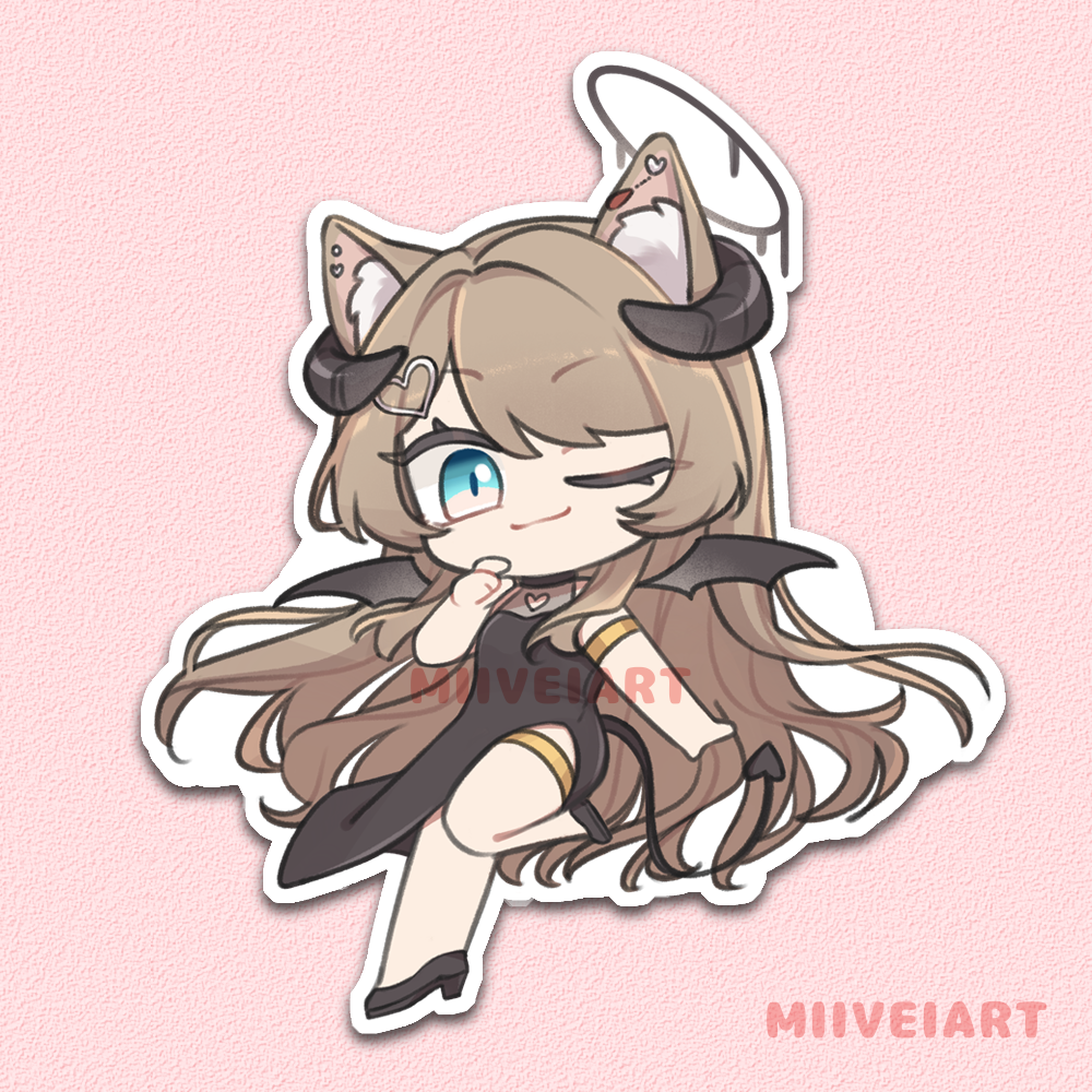 Hana1.0 Outfit of the Day Vinyl Stickers Set