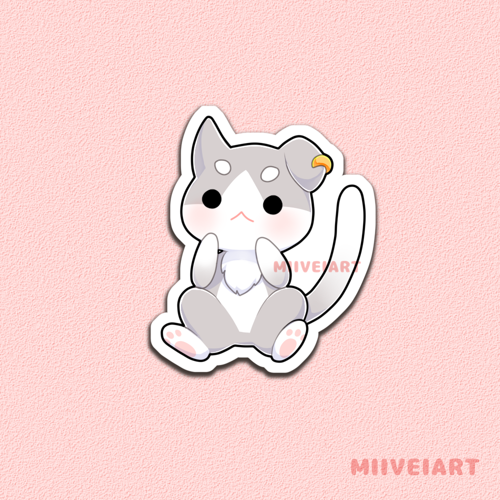 Puck Vinyl Sticker 1.5x1.5"