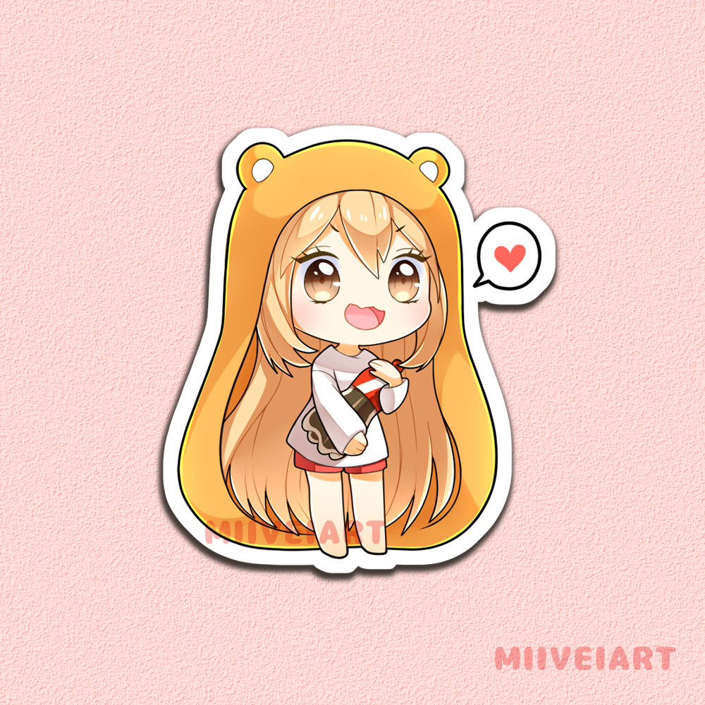 Umaru-chan Vinyl Sticker 3x3"