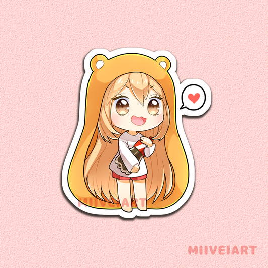 Umaru-chan Vinyl Sticker 3x3"