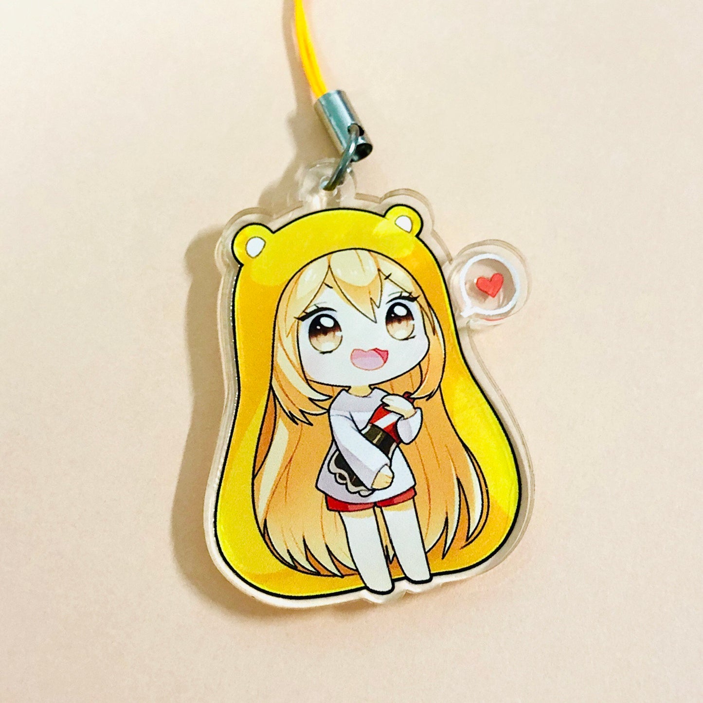 Umaru-Chan Double-Sided Clear Acrylic Charm