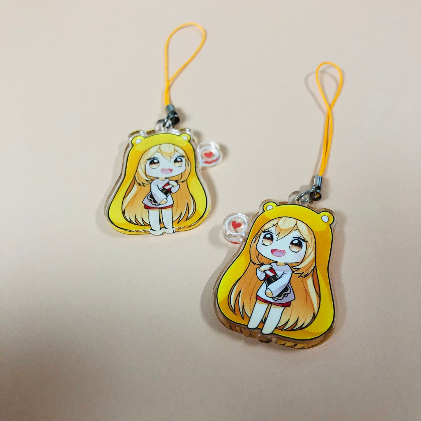 Umaru-Chan Double-Sided Clear Acrylic Charm