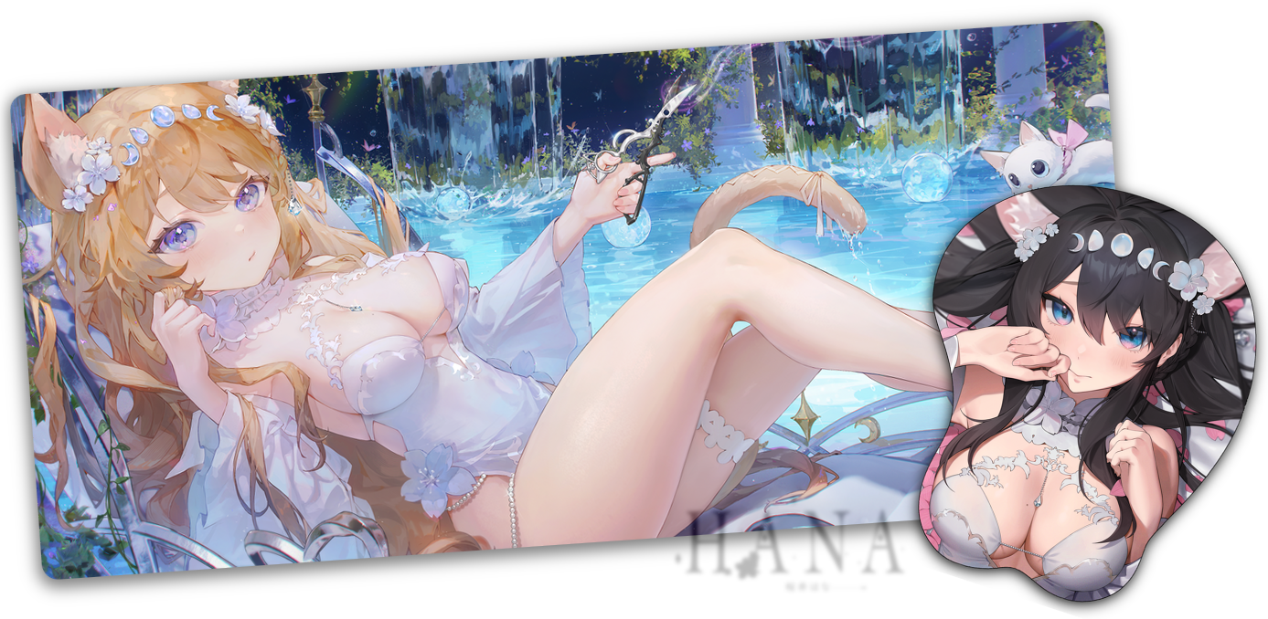 BUNDLE Desk Mat + Booba Mousepads Hana