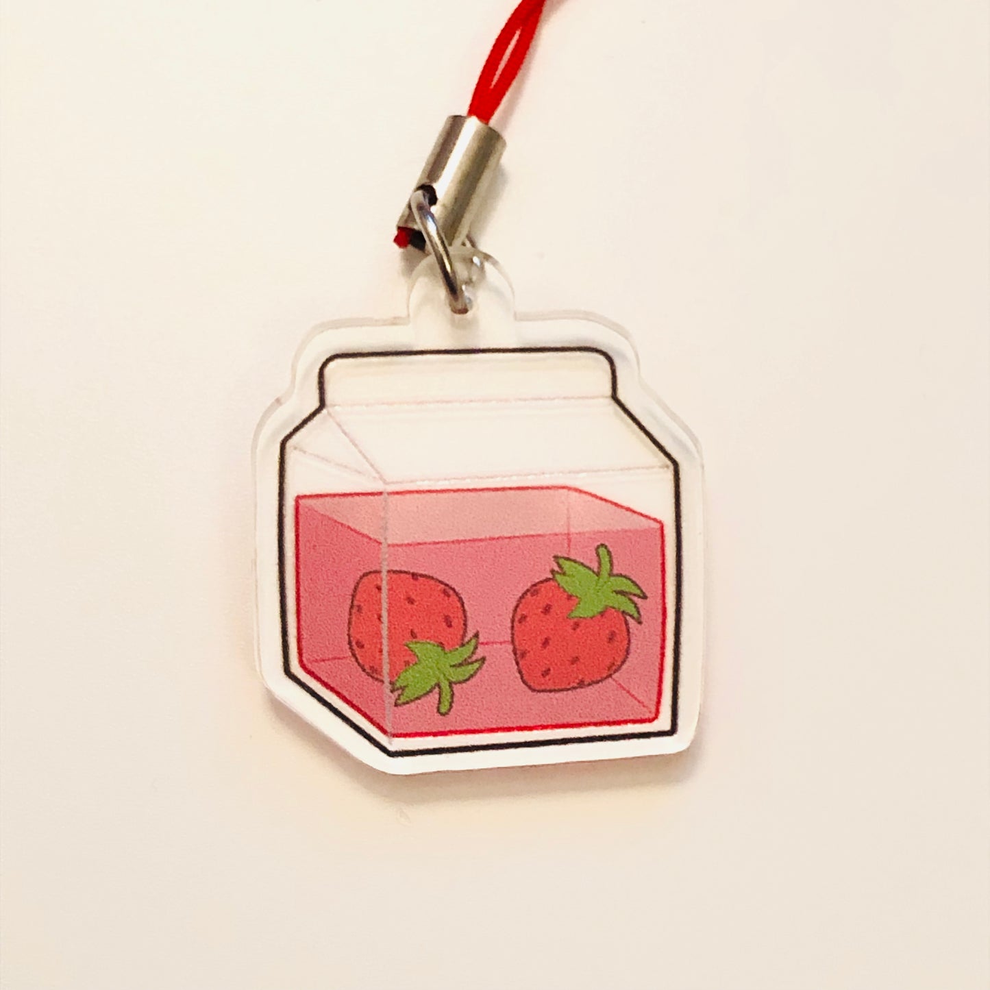 Strawberry Milk & Kitties Double-Sided Acrylic Charms