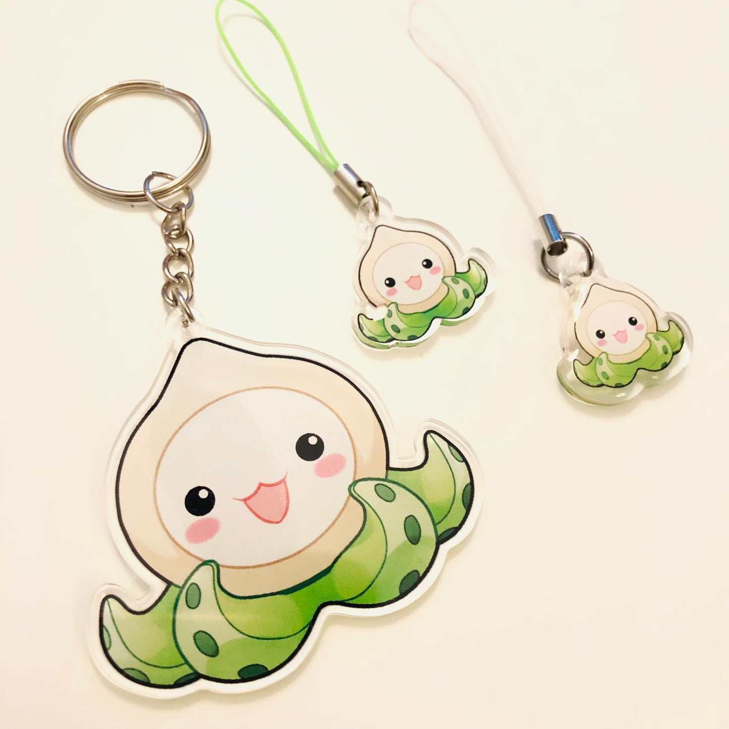 Pachimari OW Double-Sided Clear Acrylic or Epoxy Resin Charm