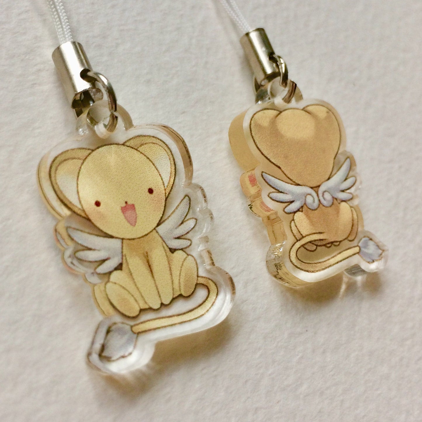 Kero Double-Sided Clear Acrylic and Epoxy Resin Charm