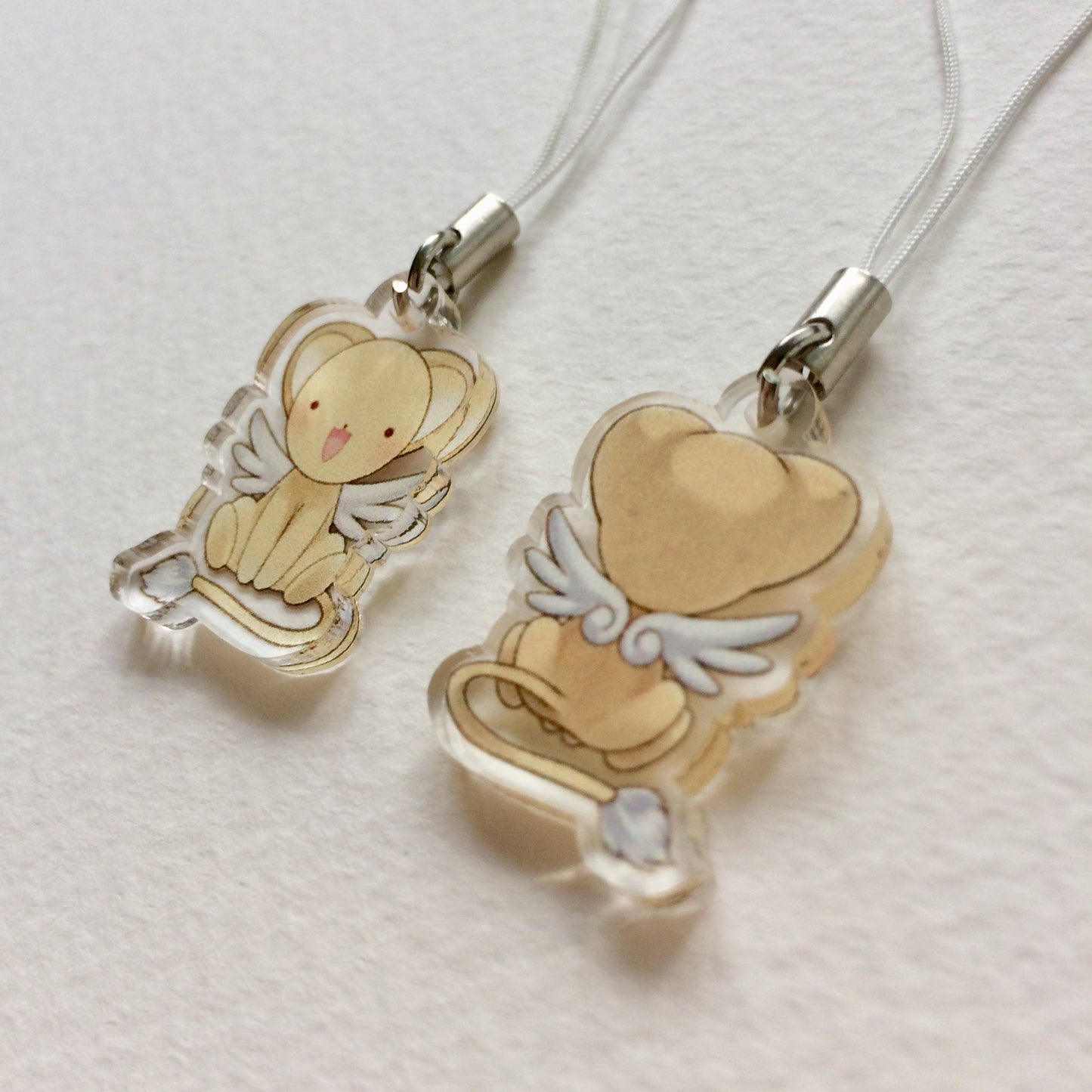 Kero Double-Sided Clear Acrylic and Epoxy Resin Charm