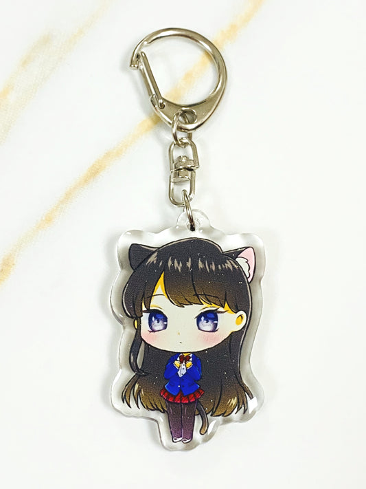 Glitter Epoxy Charm: Komi-san