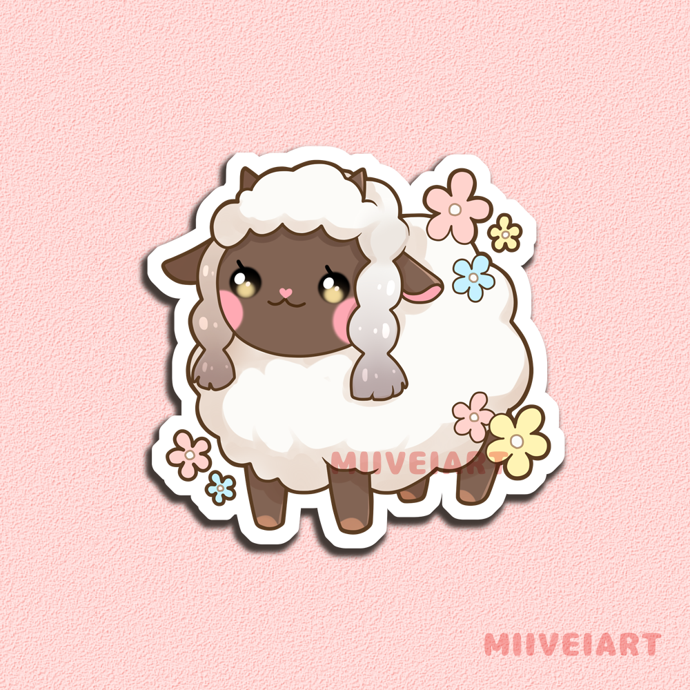 Wollo Sticker Wooloo Vinyl Sticker 2x2